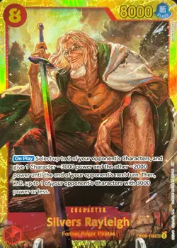 • Silvers Rayleigh • OP08-118 Secret Rare Two Legends Holo Foil One Piece TCG NM - Image 1
