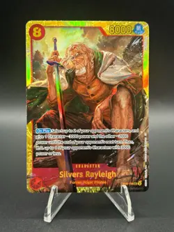 • Silvers Rayleigh • OP08-118 Secret Rare Two Legends Holo Foil One Piece TCG NM - Image 2