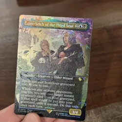 Emet-Selch of the Third Seat (Borderless) (Chocobo Track Foil) Commander: Final - Image 3