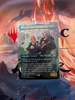 Emet-Selch of the Third Seat (Borderless) (Chocobo Track Foil) Commander: Final - Image 2