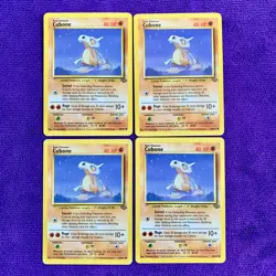 ✊🏽 4 x Cubone 50/64 - Common - Jungle 1999 Pokemon Card #FHT - Image 1