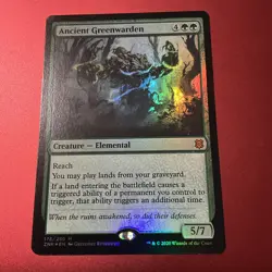 Ancient Greenwarden *FOIL* - Zendikar Rising - NM - Magic The Gathering - MTG - Image 1
