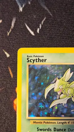 Scyther 10/64 Jungle Holo Rare Pokemon WOTC Vintage TCG - Read Description - Image 5