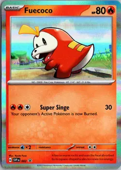 Fuecoco Holo Promo SV: Scarlet & Violet Promo Cards 002 NM - Image 1