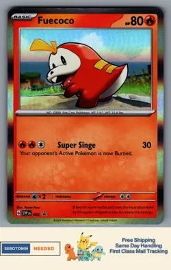 [HOLO] Fuecoco #002 - SV: Scarlet & Violet Promo Cards - Pokemon TCG - 4827 - Image 1