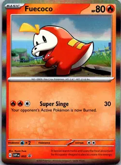 Fuecoco 002 SV: Scarlet & Violet Promo Cards Promo Holo NM - Image 1