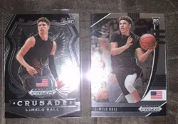 LAMELLO BALL ROOKIE 2 CARD LOT *CRUSADE* & *DRAFT PICKS* - Image 2