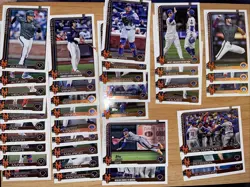 2025 Topps New York Mets Team Lot- Series 1, 2, & Update 36 Card Set - Image 1