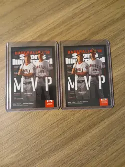 2021 Topps Sports Illustrated Mike Trout/Shohei Ohtani MVP (2 Card Lot) NY... - Image 1