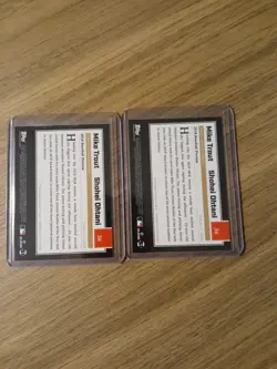 2021 Topps Sports Illustrated Mike Trout/Shohei Ohtani MVP (2 Card Lot) NY... - Image 2