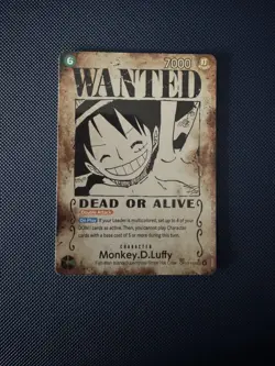 Monkey.D.Luffy Wanted Poster SP OP13-118 English NM - Image 1