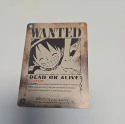 Monkey D. Luffy OP13-118 SP SEC Wanted Poster English -vlp-nm - Image 1