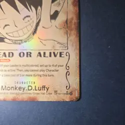 Monkey D. Luffy OP13-118 SP SEC Wanted Poster English -NM - Carrying On His Will - Image 4