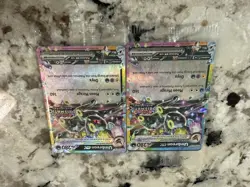 Umbreon EX 060/131 Stamped Prismatic Evolutions Promo Surprise Box 2x Card Lot - Image 3