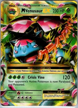 M Venusaur EX 2/108 XY - Evolutions - Pokemon Card - NM - Image 1