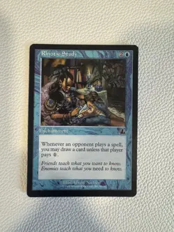 Rhystic Study 45/143 Prophecy Magic The Gathering (MTG) Common NM Card - Image 1