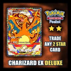 Charizard EX - Pokemon TCG Pocket - Deluxe DX - Digital Card - ENG - TCGP - Image 1