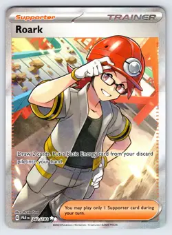 Roark 242/182 2023 Paradox Rift Pokemon Card TCG Nintendo Full Art Trainer Nm - Image 1