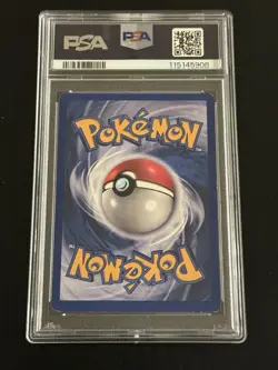 Pokemon Squirtle TCG Base Set Shadowless Common Card 63/102 PSA 7 - Image 2