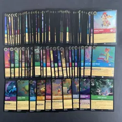 107 LOT R U C Foil Cards Disney Lorcana EN 2 Minnie Pinocchio Snow White Elsa - Image 1
