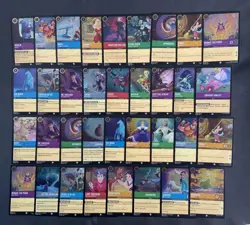 107 LOT R U C Foil Cards Disney Lorcana EN 2 Minnie Pinocchio Snow White Elsa - Image 4
