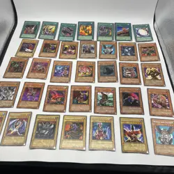 35 Vintage Yugioh Cards 1996 VGC All Silver Rare Lot As Shown Excellent T4428 - Image 1