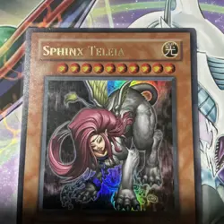 Yu-Gi-Oh Sphinx Teleia Ultra Rare Card EP1-EN003 Beast/Effect LP - Image 2