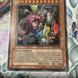 Yu-Gi-Oh Sphinx Teleia Ultra Rare Card EP1-EN003 Beast/Effect LP - Image 3