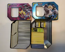 Pokemon TCG 1100+ Cards of Sun & Moon Era & XY Era Lot with Two Collectible Tins - Image 5