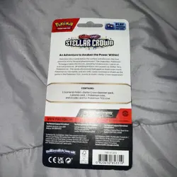 Pokemon Cards - S&V: Stellar Crown - PORYGON2 BLISTER PACK (1 Booster, 1 Coin+) - Image 3