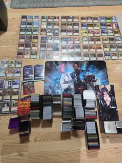 huge lot of mtg magic the gathering cards over 3380 cards foils mythic rare art - Image 1