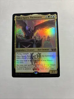 Falco Spara, Pactweaver - Streets of New Capenna Foil MTG Plus Bonus Card!!! - Image 1