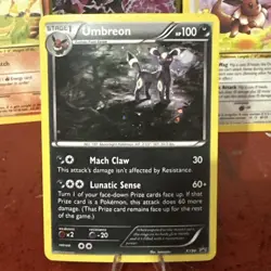 Umbreon Black Star Promo XY96 Cosmos Holo Card Near Mint Condition - Image 1