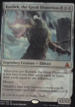 Kozilek, the Great Distortion - Oath of the Gatewatch: #4, MTG Nm C252 - Image 1