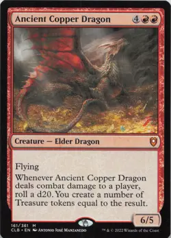 Ancient Copper Dragon M Commander Legends: Battle for Baldur's Gate 161 - LP MTG - Image 1