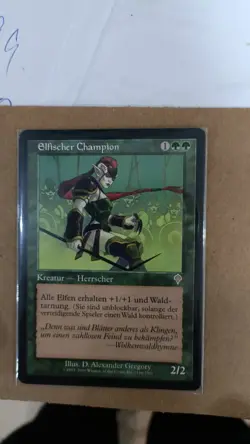 MTG GERMAN Elvish Champion Invasion 186/350 Regular Rare NM - Image 1
