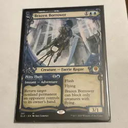 Brazen Borrower (Showcase) Throne of Eldraine Regular - Image 1