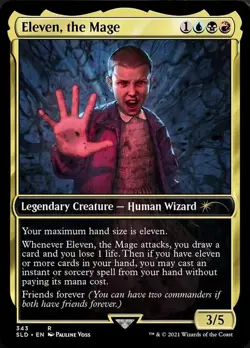 Eleven, the Mage Secret Lair Magic mtg Light Play, English x1 - Image 1