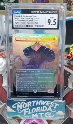 MTG - CGC 9.5 - Double Masters 2022 - Emrakul, the Aeons Torn (Textured Foil) - Image 1