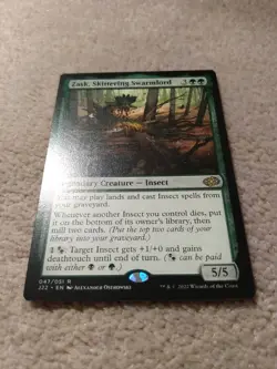 MTG Zask, Skittering Swarmlord Jumpstart 2022 047, NM, English X1 - Image 2