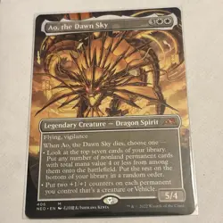 Ao, the Dawn Sky (Borderless) Kamigawa: Neon Dynasty Regular - Image 1