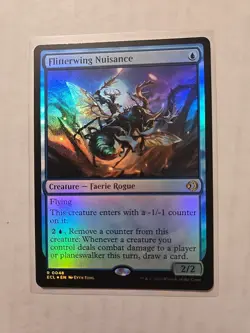 Flitterwing Nuisance (Foil) - Lorwyn Eclipsed - NM - Rare - Creature - Image 1