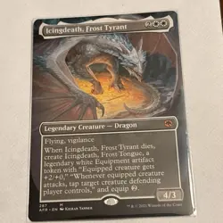 Icingdeath, Frost Tyrant (Borderless) Adventures in the Forgotten Realms Regular - Image 1