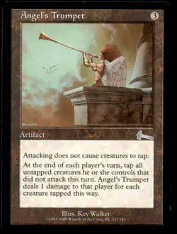 Angel's Trumpet LP Light Play Urza's Legacy MTG [8257] - Image 1