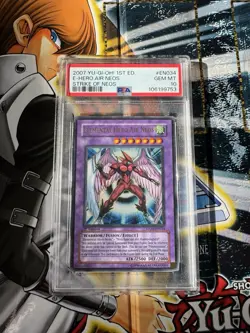 Elemental Hero Air Neos STON-EN034 Strike of Neos 1st Edition PSA 10 - Image 1