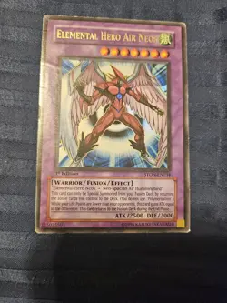 Elemental Hero Air Neos STON-EN034 Strike of Neos 1st Edition - Image 2