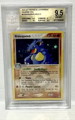 2004 Nidoqueen Reverse Holo 9/112 - Pokemon Card - BGS 9.5 POP 1 (psa10pop19) - Image 2