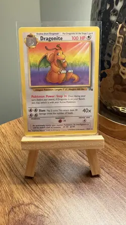 Dragonite 19/62 Rare Fossil Unlimited Pokemon - Image 1