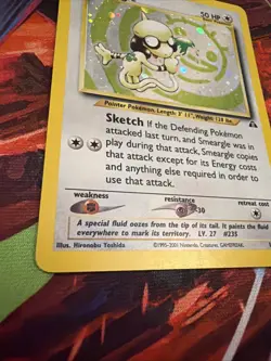 Pokemon Neo Discovery Smeargle TCG 11/75 Holo Unlimited Rare - Image 2