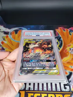 Pokemon Reshiram & Charizard GX Figure Coll. Full Art Promo SM201 PSA 10 - Image 5